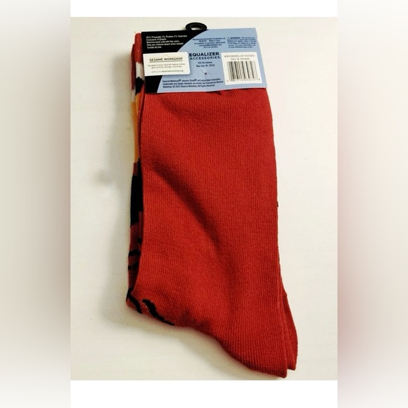 Sesame Street Elmo Red Crew Socks - Picture 3 of 3